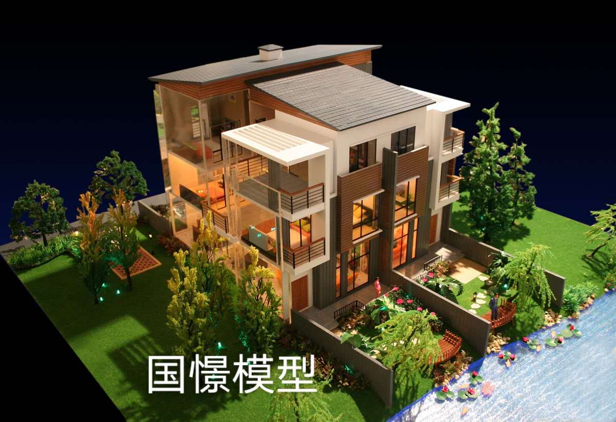 布拖县建筑模型